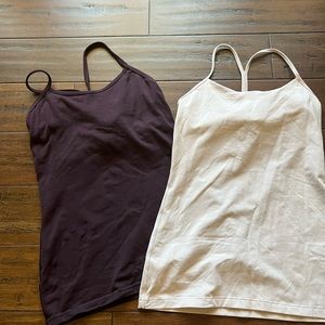 2 lululemon power Y tank size 6